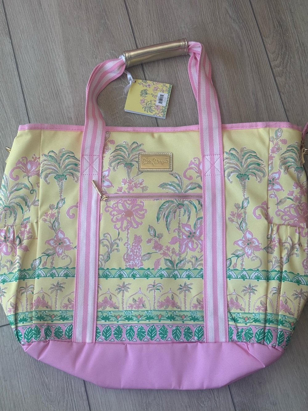💗💛New Lilly Pulitzer Soft Picnic Cooler Bag Adjustable Strap